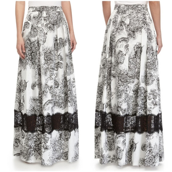 Kay Unget lPaisley-Print Ball‎ Skirt, - Picture 1 of 1